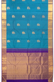 Blue Kanjivaram Pure Silk Saree 10076118