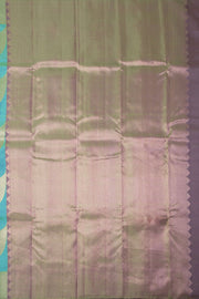 Green Ettukol Kanjivaram Pure Silk Saree 10076128