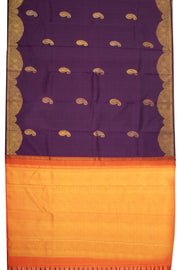 Purple Kanjivaram Pure Silk Saree 10076133