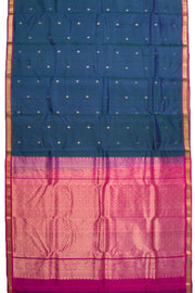 Green Light Weight Kanchipuram Pure Silk Saree 10072859