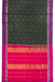 Green Light Weight Kanjivaram Pure Silk Saree 10073782