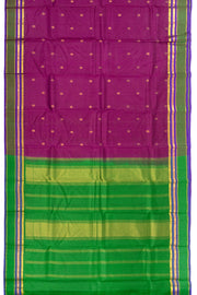 Purple Light Weight Kanjivaram Pure Silk Saree 10073784