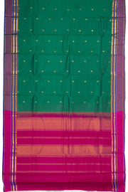 Green Light Weight Kanjivaram Pure Silk Saree 10073786