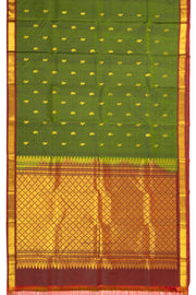 Green Light Weight Kanjivaram Pure Silk Saree 10073793