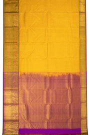 Yellow Handloom Kanjivaram Pure Silk Saree 10074827