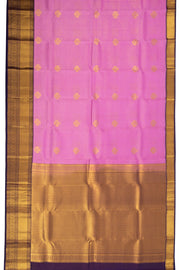 Pink Kanjivaram Pure Silk Saree with Contrast Pallu 10074834