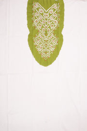 Green Bandhani Mirror Work 3 - Piece Salwar Suit Material 10075482