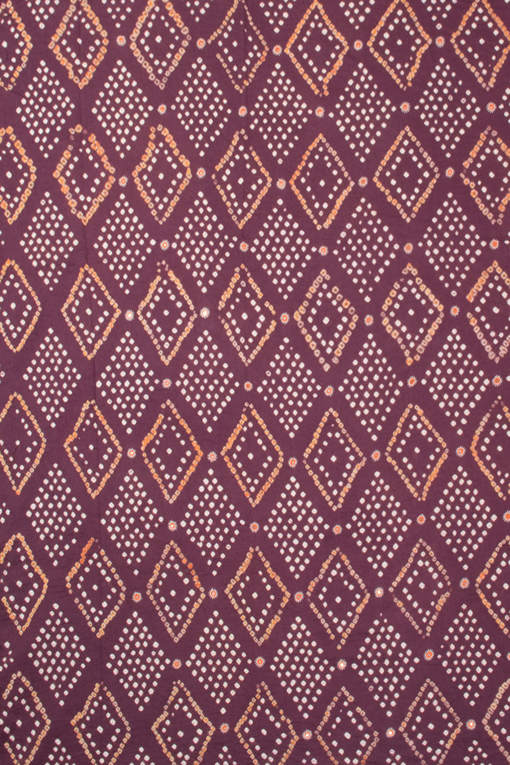 Violet Bandhani Cotton 3-Piece Salwar Suit Material-Avishya