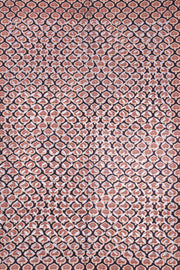 Black  Ajrakh Printed Cutwork Applique Embroidered Cotton 3 Piece Salwar Suit Material 10070186