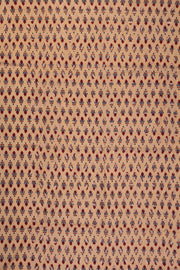 Beige  Ajrakh Printed Cutwork Applique Embroidered Cotton 3 Piece Salwar Suit Material 10070167