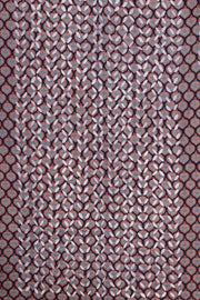 Charcoal Black Ajrakh Printed Cutwork Applique Embroidered Cotton 3 Piece Salwar Suit Material 10070182