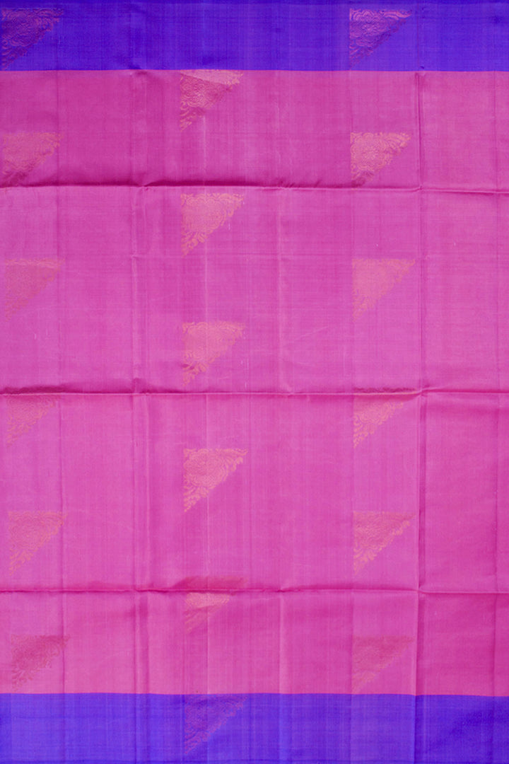 Orchid Pink Handloom Kanjivaram Soft Silk Saree 10062452
