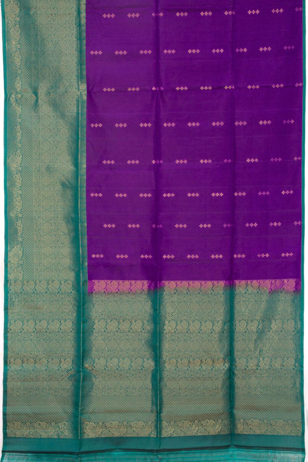 Purple Kanjivaram Soft Silk Saree 10069210 - Avishya