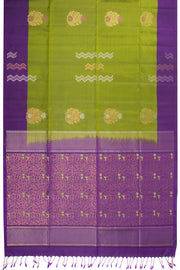 Green Kanjivaram Soft Silk Saree 