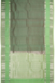 Green Handloom Kanjivaram Silk Saree 10070710 - Avishya