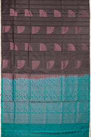 Brown Handloom Kanjivaram Silk Saree 