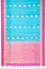 Blue Kanjivaram Soft Silk Saree