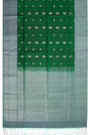 Green Handloom Kanjivaram Soft Silk Saree 10072774