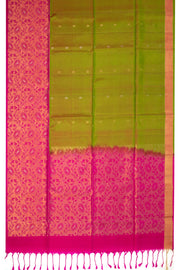 Green Handloom Kanjivaram Soft Silk Saree 10074802