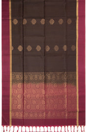 Brown Handloom Kanjivaram Soft Silk Saree 10074804