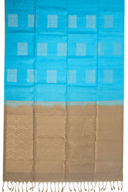 Blue Handloom Kanjivaram Soft Silk Saree 10074808