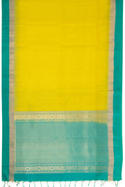 Yellow Handloom Kanjivaram Soft Silk Saree 10075679