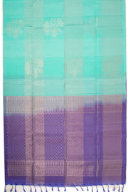  Blue Handloom Kanjivaram Soft Silk Saree 10075683
