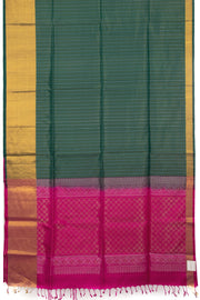 Green Handloom Kanjivaram Soft Silk Saree 10076142