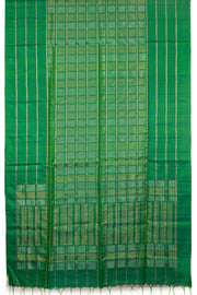 Green Handloom Kanjivaram Soft Silk Saree 10076148