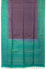 Purple Handloom Kanjivaram Soft Silk Saree 10076157