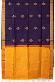 Purple Handloom Kanjivaram Soft Silk Saree 10076159