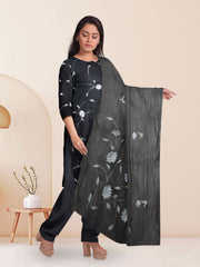 Black Hand Painted Co-ord Set 10072964