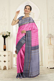 Pink Kanjivaram Pure Silk Saree 10076138