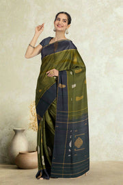 Green Kanjivaram Pure Silk Saree 10076095