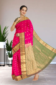 Pink Pure Silk Kanjivaram Saree 10071874