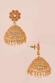 Gold Plated Jhumka Earring