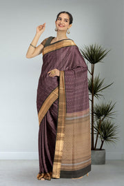 Brown Kanjivaram Soft Silk Saree 10071966