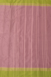 Pink Vegan Silk Kanjivaram Saree With Checks Design 10077938