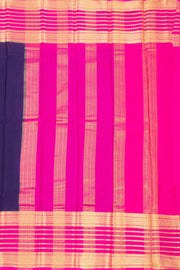 Deep Voilet Semi Mysore Crepe Silk Saree 10077823