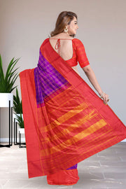 Rebecca Purple  Korvai  Kanjivaram Silk Saree 10075641