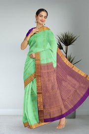 Green Kanjivaram Pure Silk Saree 10076067