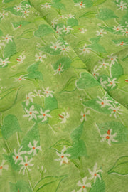 Green Chanderi Silk Cotton 2 Piece Salwar Suit Material 10077388