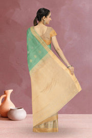 Green Kanjivaram Soft Silk Saree 10071973