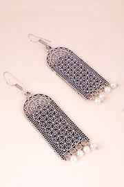 Oxidised Hoop Earning