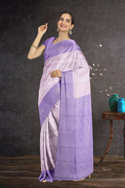 Lavender Kanjivaram Vegan Silk Saree 10076039