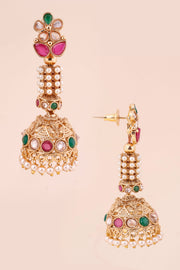Handcrafted Pearl Jhumka Earring