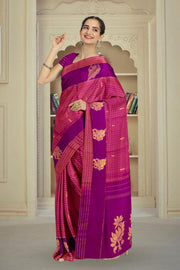 Pink Kanjivaram Pure Silk Saree 10076087