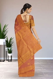 Brown Kanjivaram Pure Silk Saree 10076123