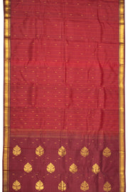 Maroon Kanjivaram Pure Silk Saree 10076108