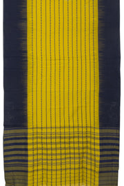 Yellow Handloom Dhaniakhali Cotton Saree - Avishya